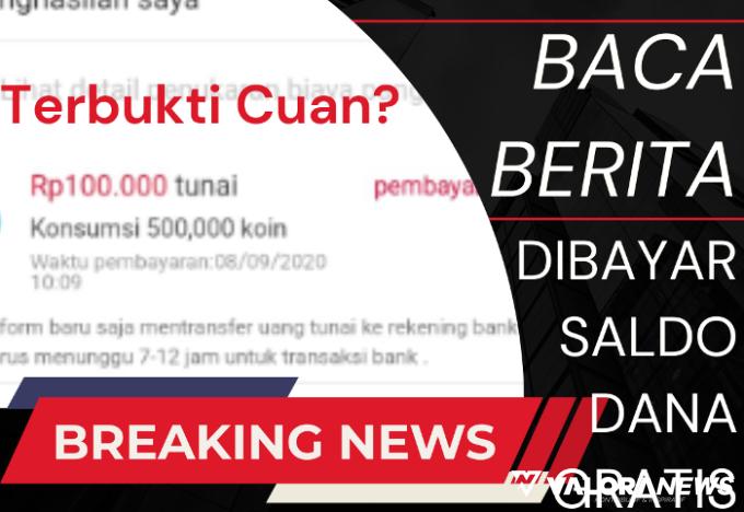 Kesempatan Dapat Saldo DANA Gratis Rp100 Ribu dari Aplikasi Cashzine, Pakai Trik Ini!