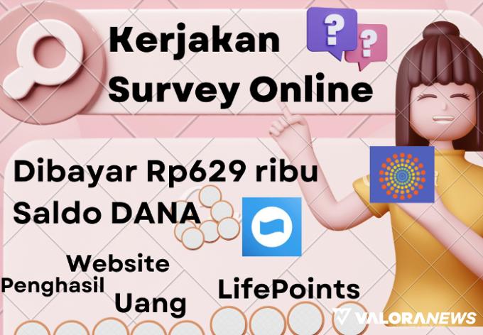 Saldo DANA Gratis Rp629 Ribu dari Website Penghasil Uang LifePoints, Terbukti?