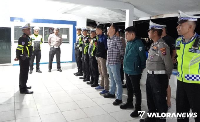 Satlantas Polres Pasbar Gelar Razia Balap Liar di Jalur Protokol 32 Pasaman Baru