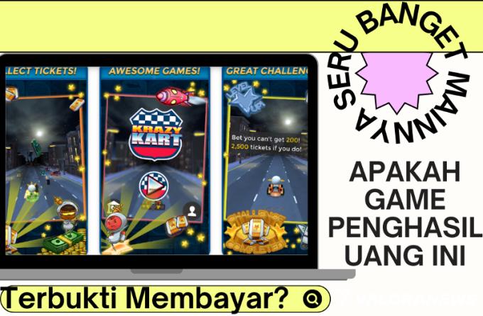 Seru Sih Main Gamenya, Tapi Apakah Aplikasi Krazy Kart - Make Money Membayar?