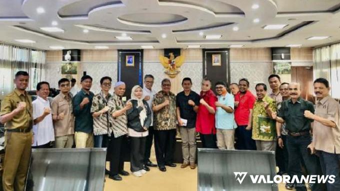 Silaturahmi dengan Ketua DPRD, PWI Sumbar Sampaikan Pokok Padang