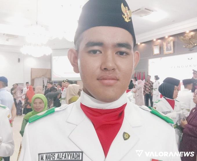 Siswa MAN 2 Padang Muhammad Nafis Al Fayyadh Sukses Tunaikan Tugas jadi Paskibra Provinsi...