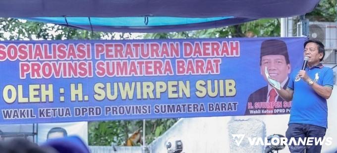 Sosialisasi Perda Napza di Kuranji, Suwirpen Bicara Angka Perceraian