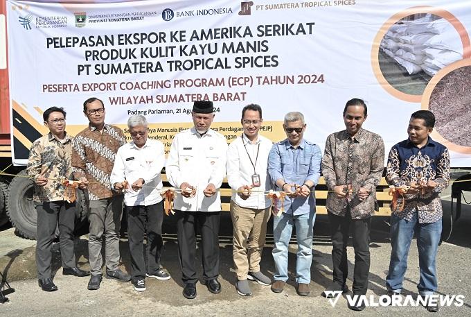 Sumbar Ekspor Kulit Manis dan Gambir ke Amerika Serikat, Eksportirnya Peserta Program ECP