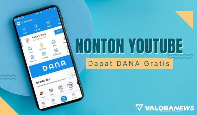 Terbukti! Dikasih Rp300.000 Saldo DANA Gratis cuma Nonton Youtube di Website Ini