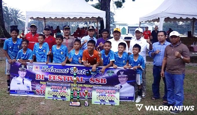 Tim Bintang Timur Payakumbuh jadi Jawara Festival SSB Padang Tujuh KU 12