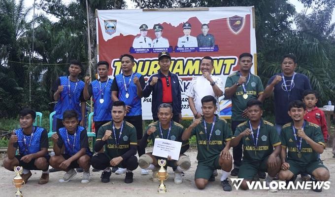 Tim Kajai Seleciton Juarai Tournament Sepak Takraw Piala Wali Nagari