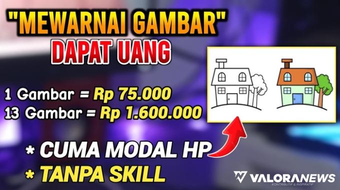 Website Penghasil Saldo DANA Gratis: Mewarnai Gambar Dibayar Rp1 Jutaan, Mau Coba?