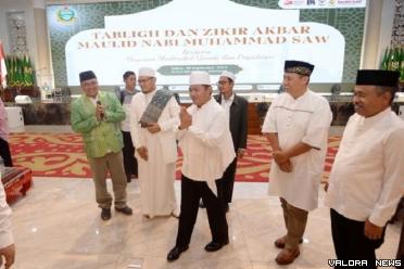 Pj Gubernur Sumut, Hassanudin pada acara Tabligh dan Zikir...