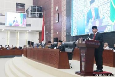 Pj Gubernur Sumatera Utara, Hassanudin memberikan sambutan...