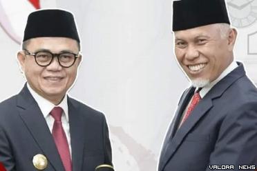 Gubernur Sumbar, Mahyeldi bersama Pjs Wali Kota...