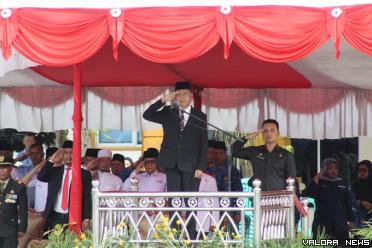 Plt Bupati Pasbar, Risnawanto jadi inspektur upacara Hari...