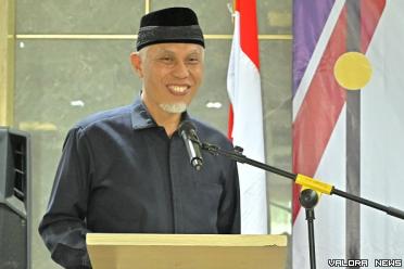 Gubernur Sumatera Barat (Sumbar), Mahyeldi.