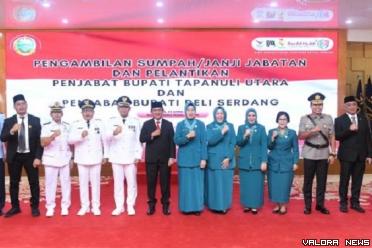Penjabat (Pj) Gubernur Sumatera Utara (Sumut), Hassanudin...