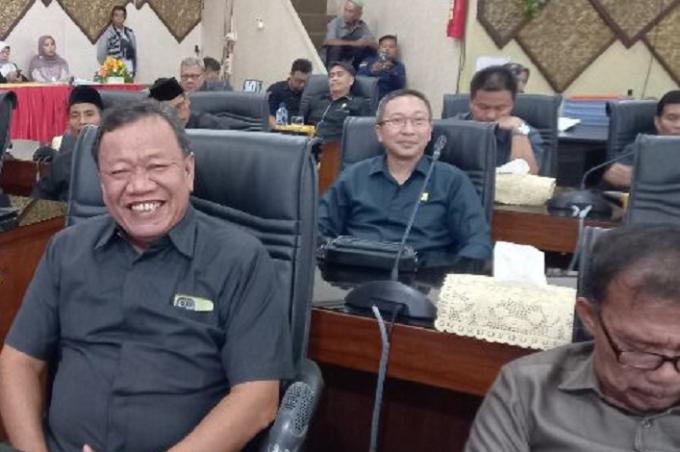 Ketua Fraksi PDIP-Golkar DPRD Padang, Wismar Panjaitan.