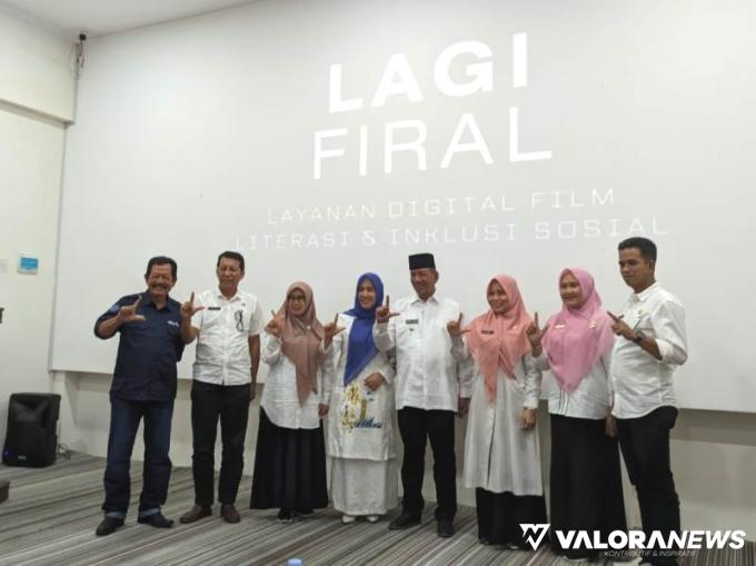 Dinas Perpustakaan dan Kearsipan Pessel, launching Layanan Digital Film Literasi dan Inklusif (LAGI FIRAL), baru - baru ini. FOTO: Dok Diskominfo Pessel