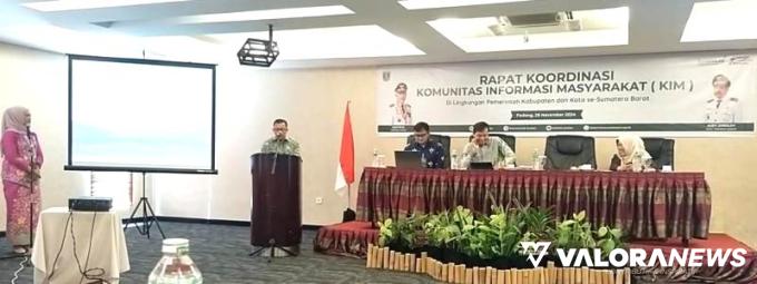 Kementerian Komdigi mengatakan website Kompasnagari Nagari Ampiang Parak, Sutera, Pessel, bisa dijadikan rujukan (percontohan), bagi Komunitas Informasi Masyarakat (KIM) di Sumatera Barat. FOTO: Dok Diskominfo