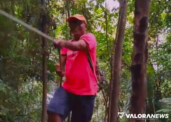 Jalur trekking menuju Puncak Bukit Batu Garudo. Foto: Dok Nagari Sungai Nyalo Mudiak Aia Kecamatan Koto XI Tarusan