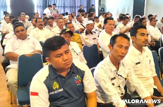 Rakor Netralitas Wali Nagari, diadakan Bawaslu, bersama seluruh Wali Nagari (182 Nagari) di Pessel. Tagline: Bersama Wali Nagari, Kita Wujudkan Pilkada 2024 yang Demokratis dan Berkualitas, Rabu (13/11/2024). FOTO: tusrisep