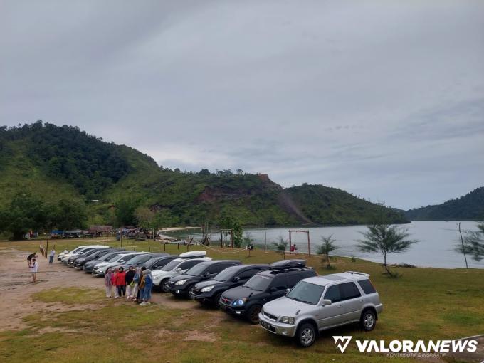 Area parkir yang luas di camping ground di pantai paku Nagari Sungai Nyalo Mudiak Aia kawasan Mandeh Kecamatan Koto XI Tarusan Kabupaten Pesisir Selatan Sumatera Barat. Foto: Dok Nagari Sungai Nyalo Mudiak Aia Mandeh
